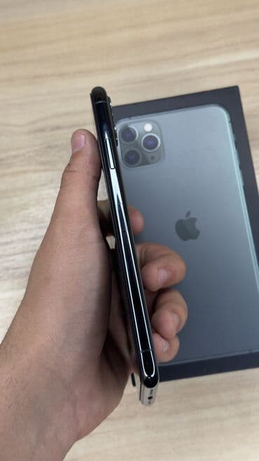 Уюлдук телефондор жана аксессуарлар: IPhone 11 Pro Max, Колдонулган, 64 ГБ, Matte Midnight Green, Куту, 70 % — 4