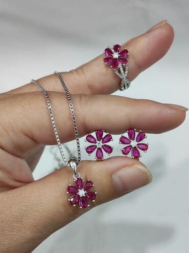 свадебные наборы ручной: Серебро 925 пробы Размеры имеются Для заказа пишите на Ватсапп — 1