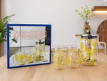 flower: Набор «Double‑Layer Dried Flower Pressing Pot» — стеклянный — 1