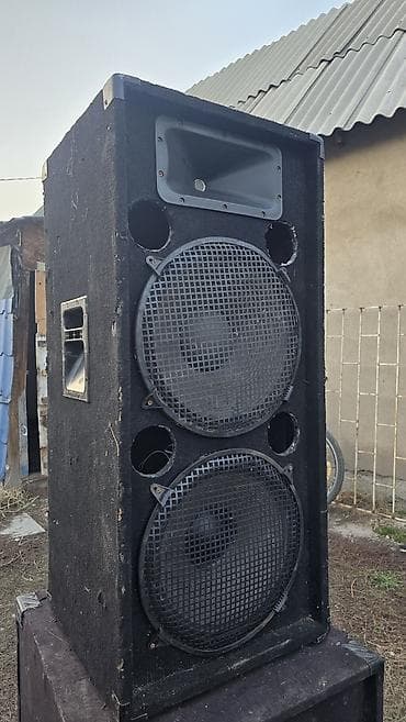 Микрофоны: Калонкалар сатылат 1штук 18дюм калонка. Динамик Paudio 1500ват — 9