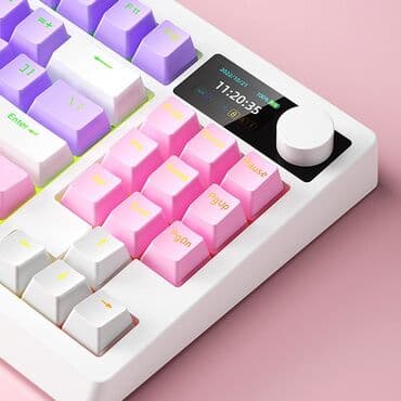 bluetooth keyboard: Клавиатура, iBlancod, Механическая, Bluetooth, Проводное подключение, Размер: 80% — 3