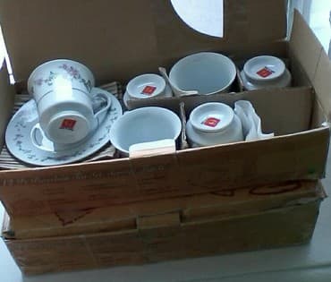 банка с крышкой: Самое время для чашечки чая! 12 блюдцев и 9 бокалов, без сколов и — 1