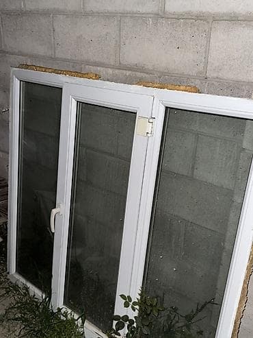 ешик терезе: Даяр пластик терезеле, Терезе түрү: Стандарттык, Орнотуусуз, Бөлүп төлөө жок — 1