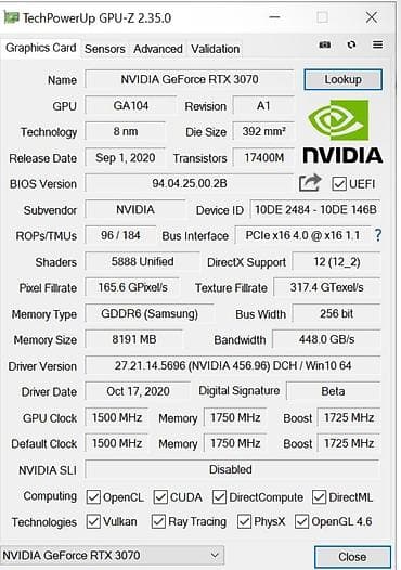 i7 8: Видеокарта, Б/у, NVidia, GeForce RTX, 8 ГБ, Для ПК — 6