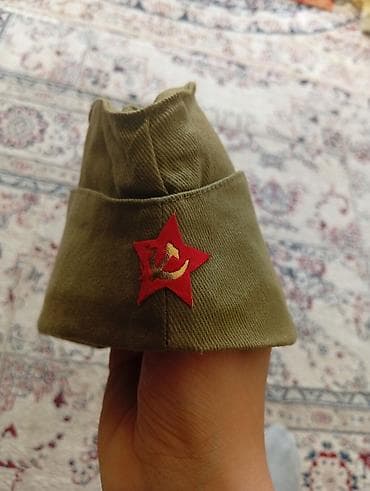 Пилотка защитного цвета с красной звездой - Классическая военная — 2