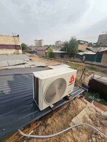 установка кондиционеров беловодское: Монтаж сплит-систем (наружные блоки) на стену и крышу. - — 2