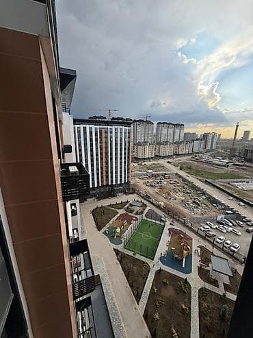 Квартиры: 1 комната, 42 м², Асанбай мкр Элитка, 14 этаж, ПСО (под самоотделку) — 2