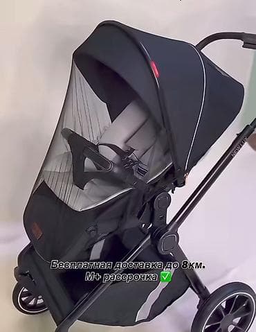 Коляски: Прогулочная коляска с большим капюшоном и москитной сеткой — 1