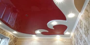 пластиковые панели на потолок фото и цена бишкек: Натяжной потолок Матовое, Глянцевое — 15