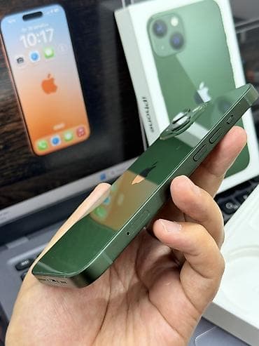 mi bent: IPhone 13, Б/у, 128 ГБ, Зеленый, Коробка, 83 % — 5