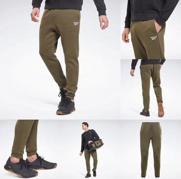 армейские: REEBOK. Мужские флисовые джоггеры Reebok. Продемонстрируйте своего — 2