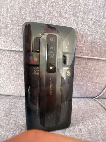 игровые телефоны до 20000 сом: ZTE Nubia Red Magic 7pro, Б/у, 256 ГБ, цвет - Черный, 2 SIM — 4