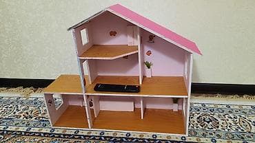 кукальный домик: Кукольный домик 
 высота 58см 
 ширина 68 см.
 глубина 20 см — 1