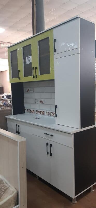 буфет для кухни: Буйрутма эмеректер, Идиштер сакталуучу шкаф, Ашкана гарнитурасы — 7