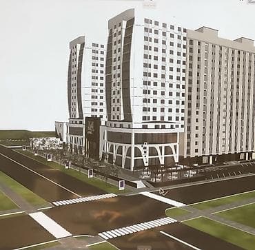 binar: 3 комнаты, 78 м², Средний Джал Элитка, 12 этаж, Евроремонт — 8