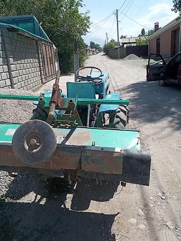 Унаа: Минитрактор Mitsubishi D1850FD с навесной роторной фрезой — 1