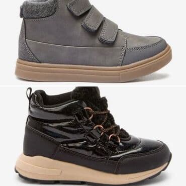 размер 28: Next серые и черно розовые ботинки Новые. Серые Размеры — 1