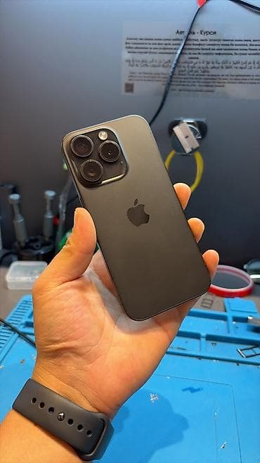 IPhone 15 Pro, Б/у, 128 ГБ, Черный, 88 % at lalafo.kg IPhone 15 Pro, Б/у, 128 ГБ, Черный, 88 %