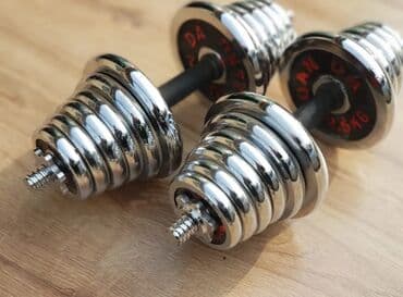 Продаю гантели 5+5 at lalafo.kg Продаю гантели 5+5