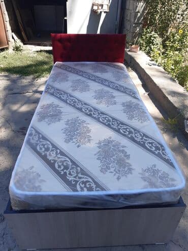 кровать двуспальная с ящиками: Кроват 90/200 с матрасом и с ящиком +доставка по городу бесплатно — 6