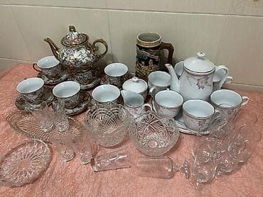 Хрустальная посуда и другая Листайте фото. Каждая позиция есть