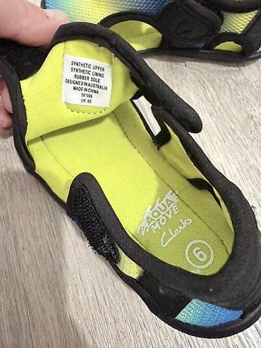 аква мозаика: Детские аква-тапочки Clarks Aqua Move - Размер: UK 6 (E) - Верх — 2