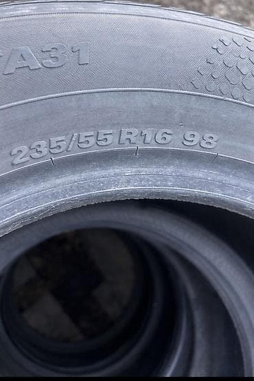 Комплект автомобильных шин 235/55 R16 98 - Типоразмер: 235/55 R16 - at lalafo.kg Комплект автомобильных шин 235/55 R16 98 - Типоразмер: 235/55 R16 -
