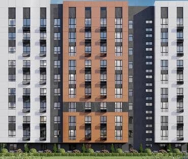 срочно продажа квартира г кызыл кыя микрорайон: 2 комнаты, 61 м², Индивидуалка, 3 этаж, ПСО (под самоотделку) — 2