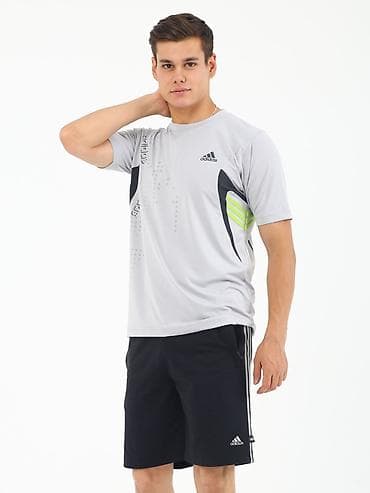 red centr: Мужская спортивная футболка с коротким рукавом ADIDAS RINSEE — 1