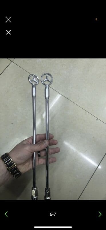 антенны на машину: Флагшток Реплика (габаритная антенна) Мерседес Мерс Mercedes Benz — 7