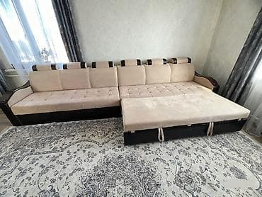 Отургучтар, табуреттер: Ашкана үчүн жумшак бурчек, Колдонулган, Өзү алып кетүү, түсү - Саргыч боз — 2