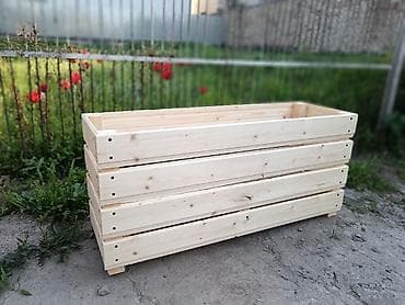 small table: Кашпо. Ящик для цветов новый. Размеры стандарт 100см / 30см / 40см — 4