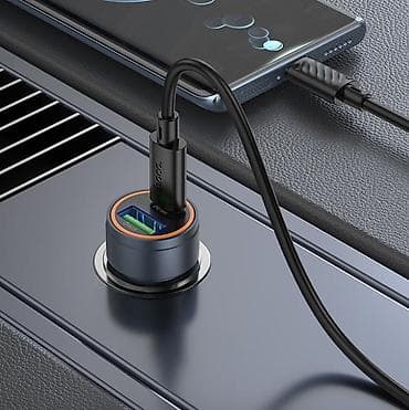 usb: Автомобильное зарядное устройство Hoco (комплект с кабелем USB‑C) - — 5