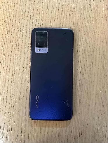 Vivo V21, Б/у, 128 ГБ, цвет - Синий, 2 SIM