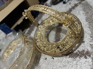 кухиний: Декоративная подставка/сервировочное блюдо с ручкой - Материал — 3