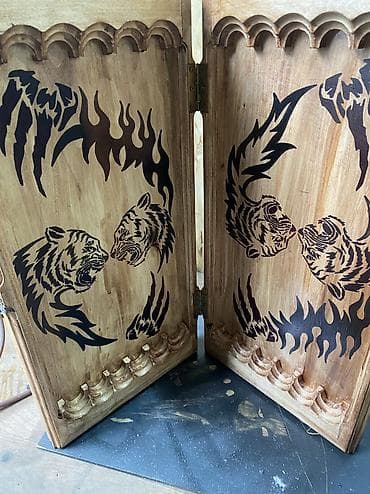 Шахматы нарды ручной Работы все в комплеке размеры разные 60/70