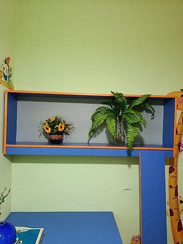 тумбочка навесная прикроватная: Книжная полка, ЛДСП, Подвесная — 1