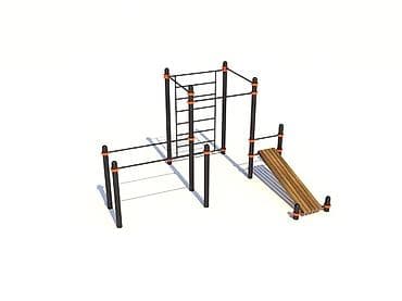 спортивный шорты: Воркаут площадки: турники, брусья, рукоход, тренажёры, кольца — 2