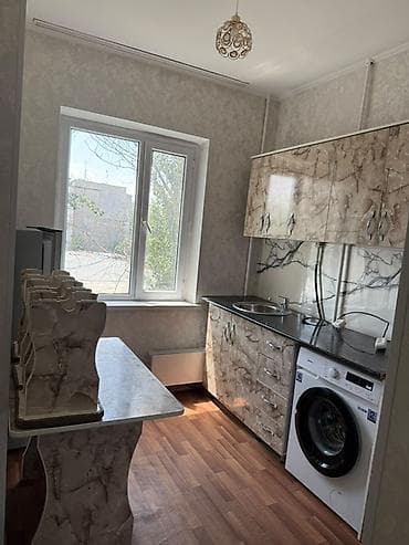 2 бөлмө, 48 м², Аламедин-1 мкр 105-серия, 4 кабат, Жаңы ремонт — 1