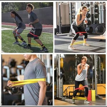 набор фишек для покера: Фитнес резинка 
комплект 5шт — 2