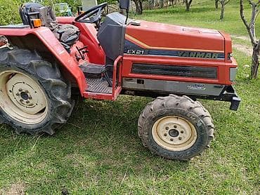 открытый: Минитрактор Yanmar FX215 с фрезой - Полный привод 4WD. - Модель — 4