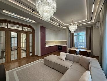 квартиры в ала тоо: 4 комнаты, 134 м², Ала-Арча ТРЦ Элитка, 13 этаж, Дизайнерский ремонт — 1