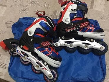 Ролики, качественные, размер регулируемый, 31-34. Состояние новых! at lalafo.kg Ролики, качественные, размер регулируемый, 31-34. Состояние новых!