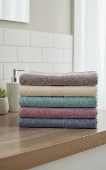 подарочные сертификаты бишкек для женщин: Махровые полотенца для ванной и рук - Материал: плотная махра/хлопок — 1