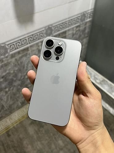 aphone 14 pro max: IPhone 15 Pro, 256 ГБ, Natural Titanium, 88 % — 1