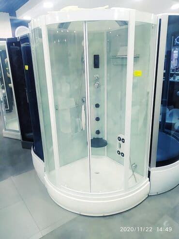 купить бак для душа: Душевая кабина №8067 размер(100*100)белый цена 35600сом наш адрес — 4