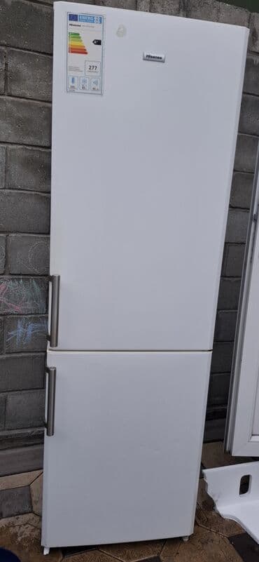 Холодильник Hisense, Б/у, Двухкамерный, De frost (капельный), 75 * 185 *