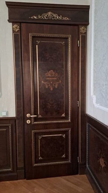 бу эшиктер ош: Ички эшик айнек менен, 2310 * x 740 см, Колдонулган — 4