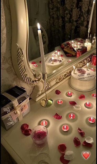 уголок под цветы: Романтическое оформление пространства “под ключ” - Декор свечами — 2