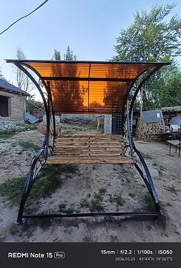 скамейки для дома: Качелянын бардык турун заказ менен жасайбыз, адрес Дача Су Бишкек — 3